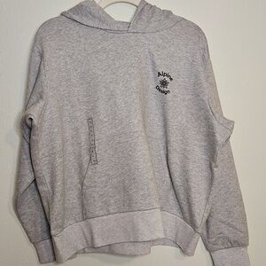 NWT Alpine Design Womens AD Hike Hoodie Size XL Gray Heather Fleece Pullover